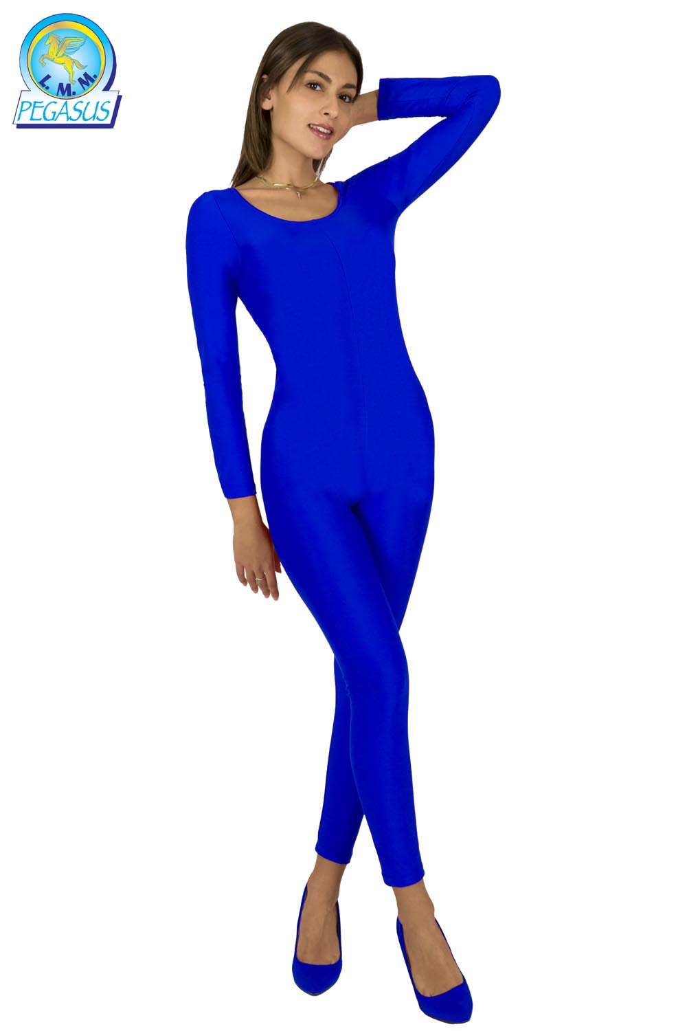 TUTA LYCRA BLU ROYAL DANZA DONNA